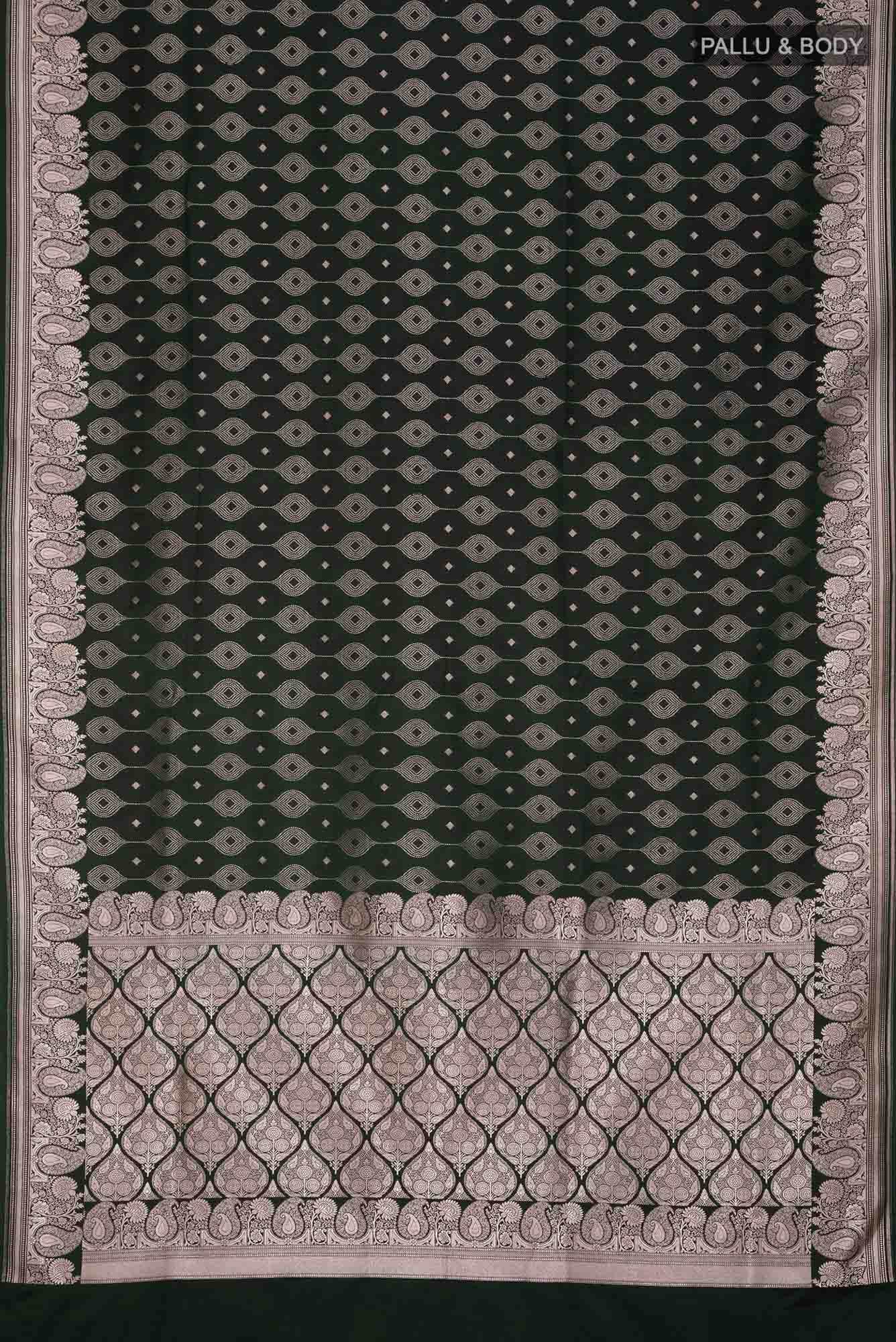 Green Banarasi Silk Saree