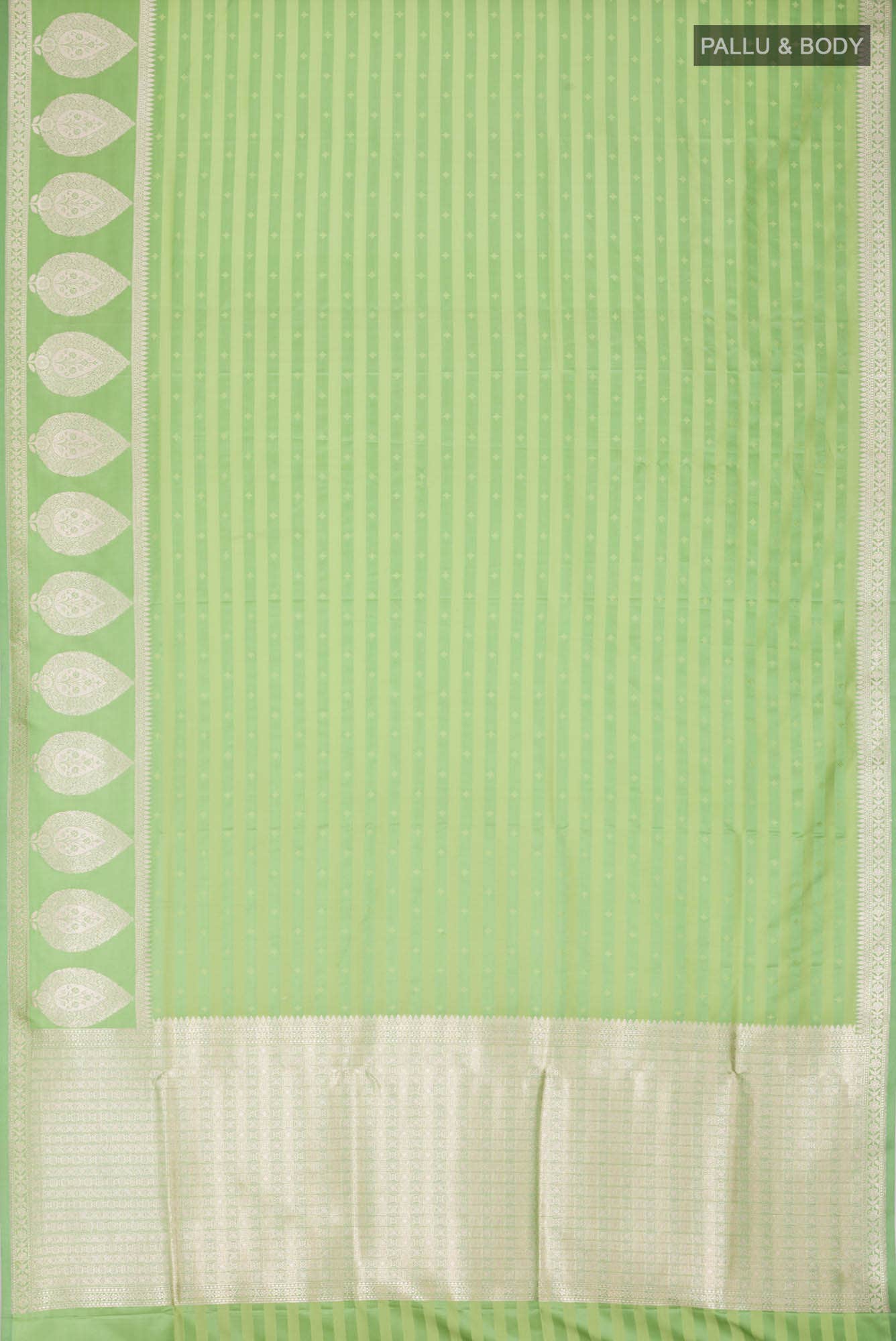 Green Blended Banarasi Silk Saree