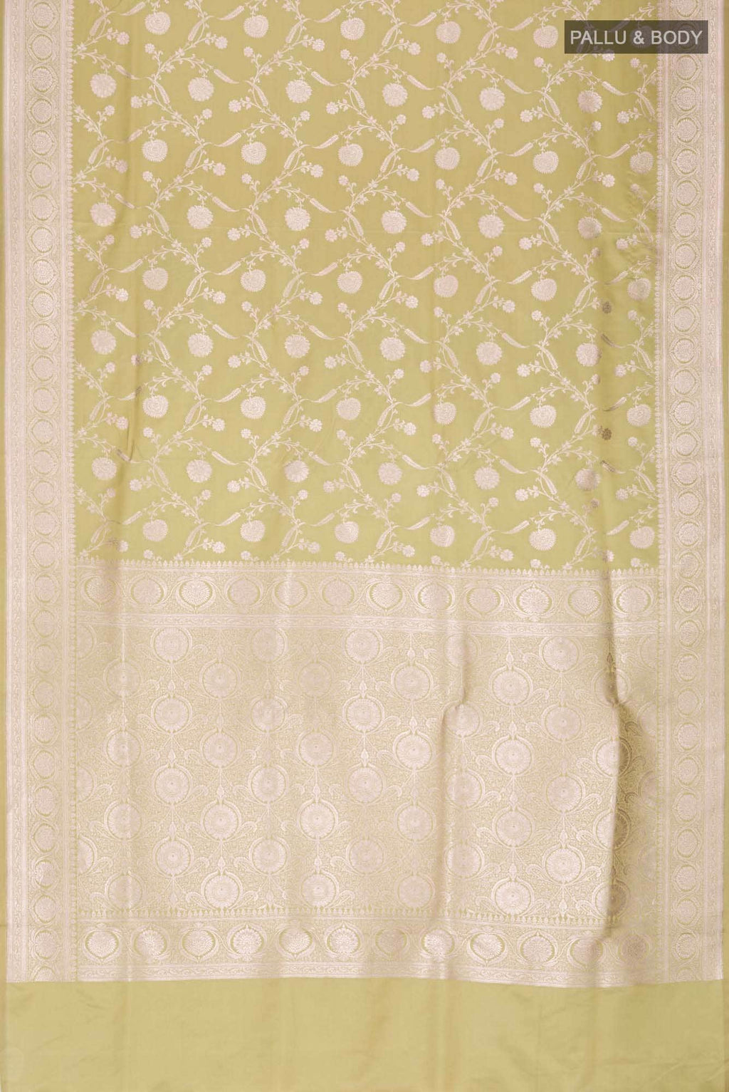 Green Blended Banarasi Silk Saree