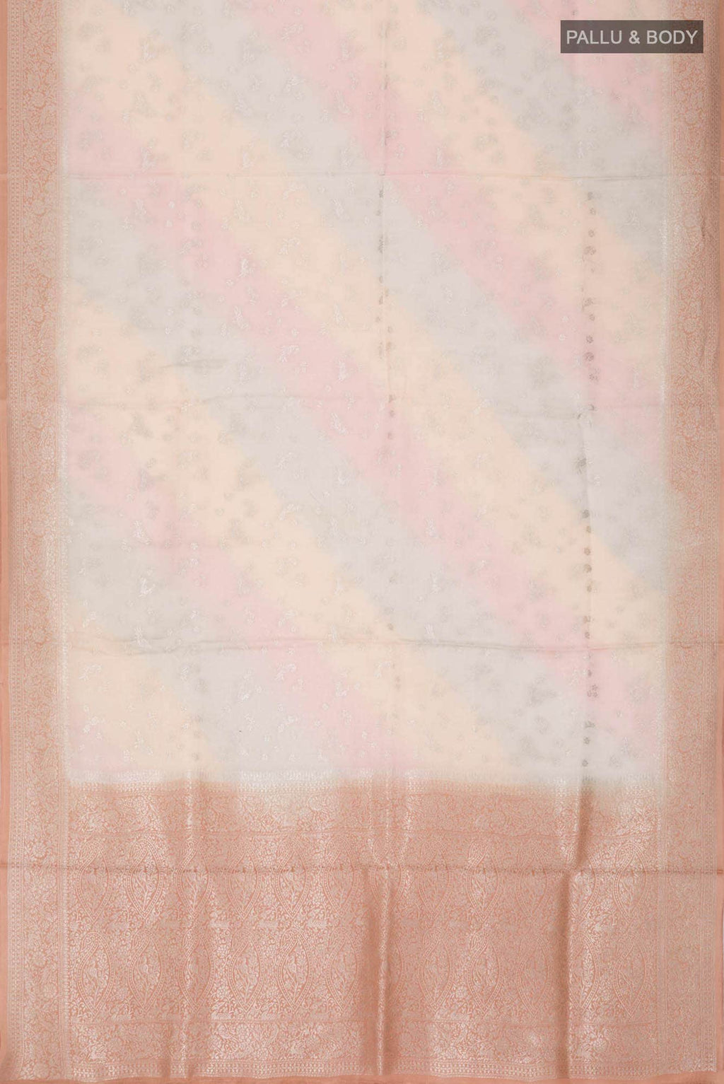 Multi Satin Silk Saree