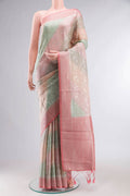 Multi Satin Silk Saree