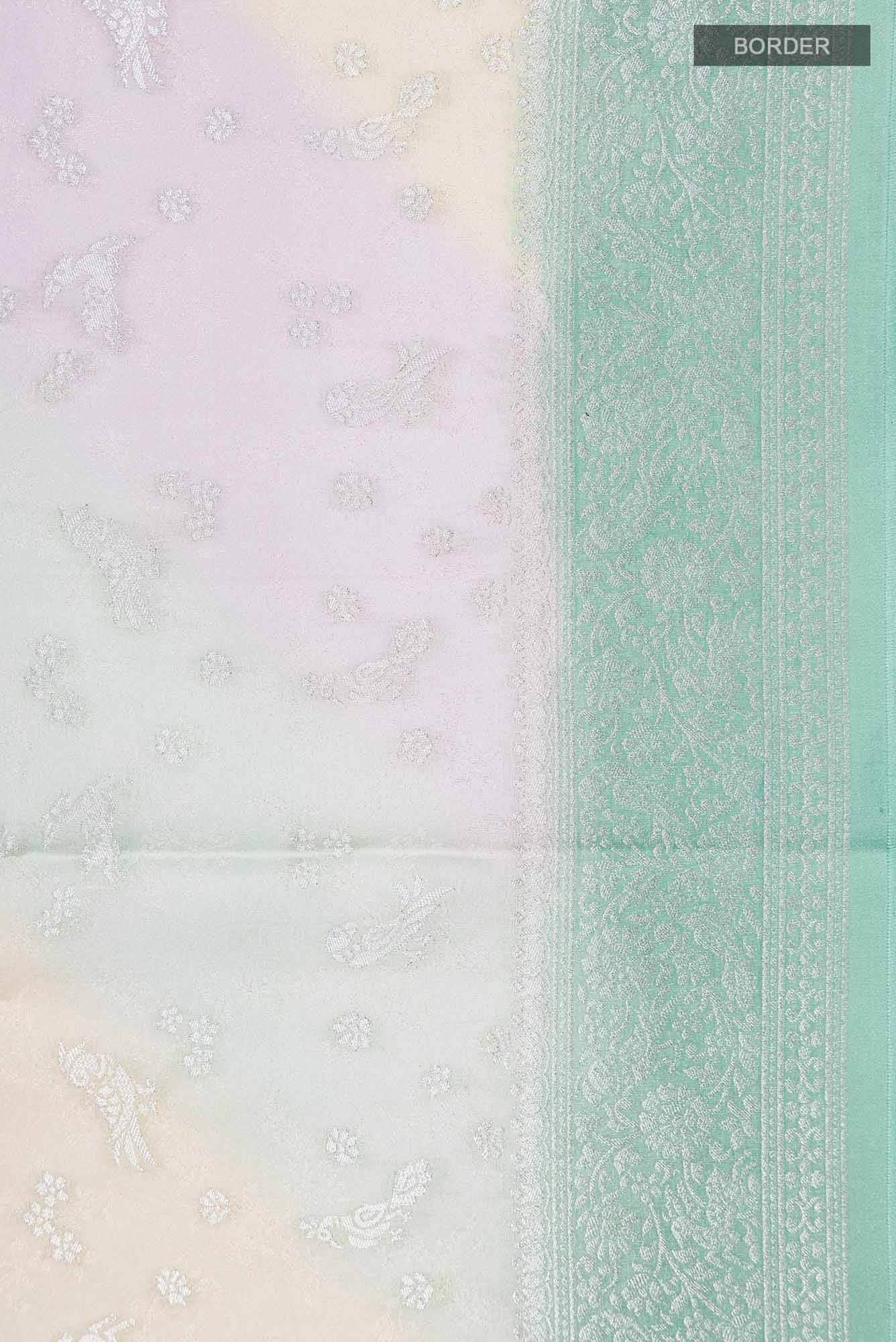 Multi Satin Silk Saree