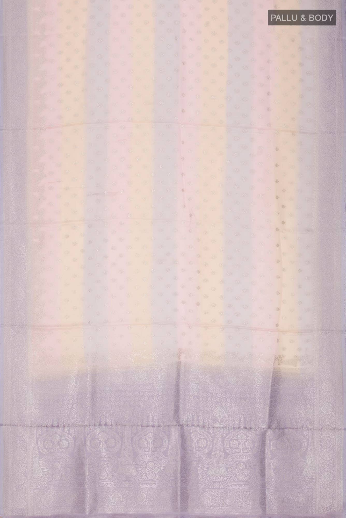 Multi Satin Silk Saree