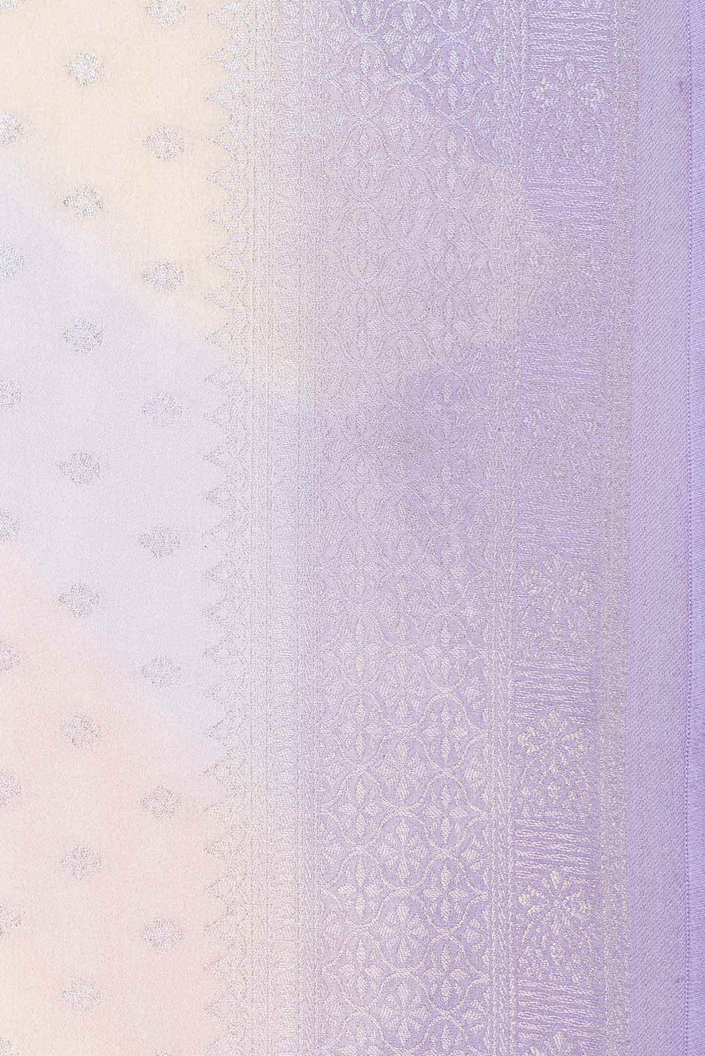 Lavender Dual Tone Satin Crepe Saree