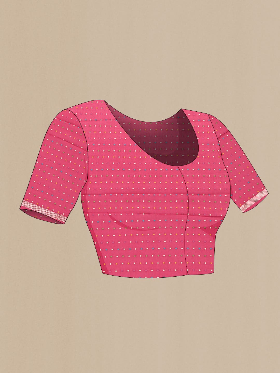Pink Banarasi Silk Saree
