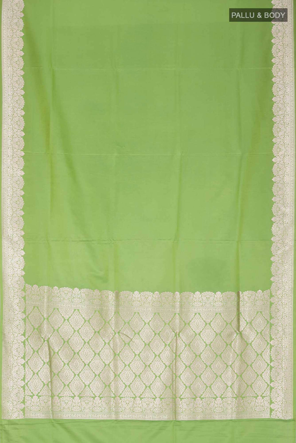 Green Blended Banarasi Silk Saree