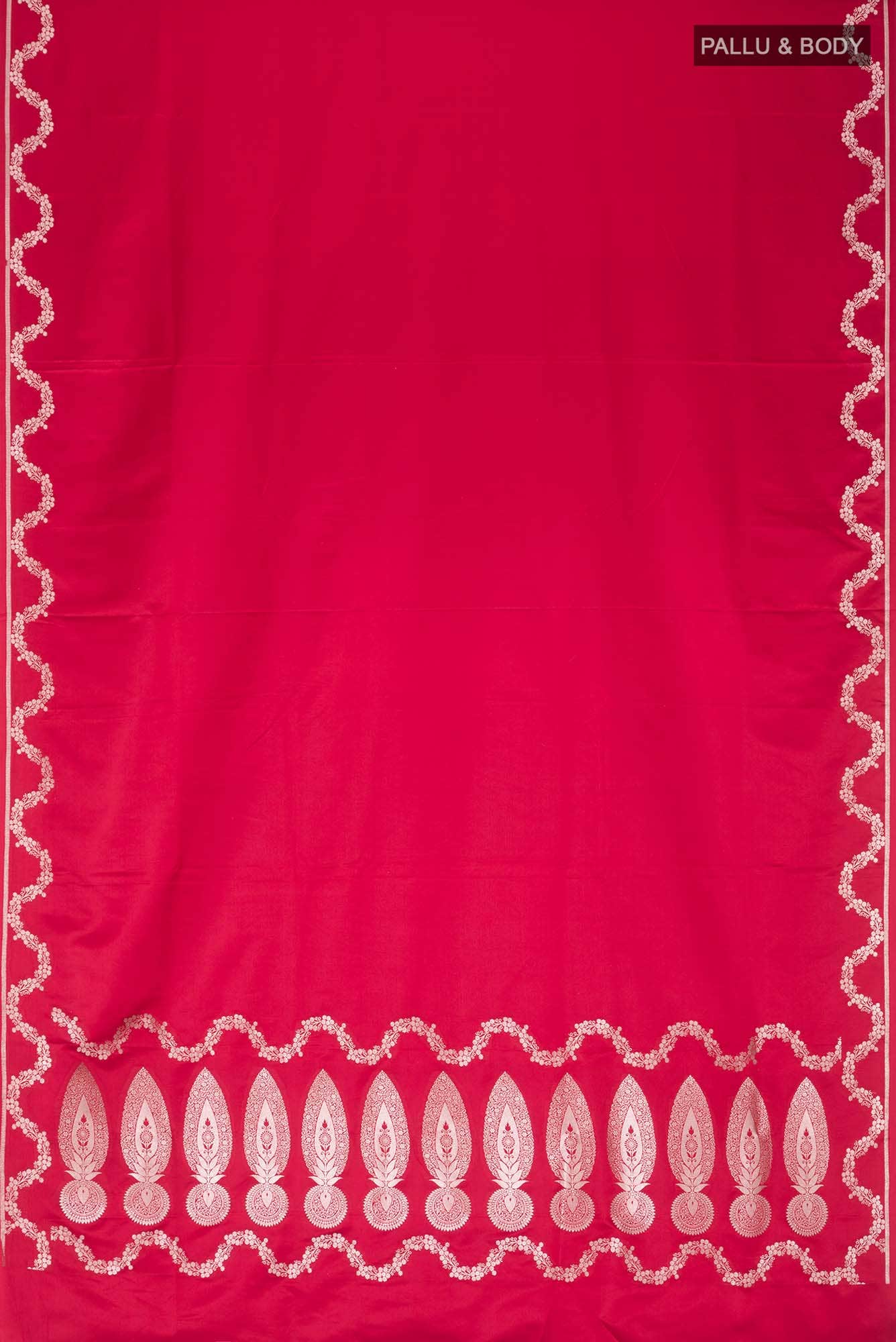 Red Blended Banarasi Silk Saree