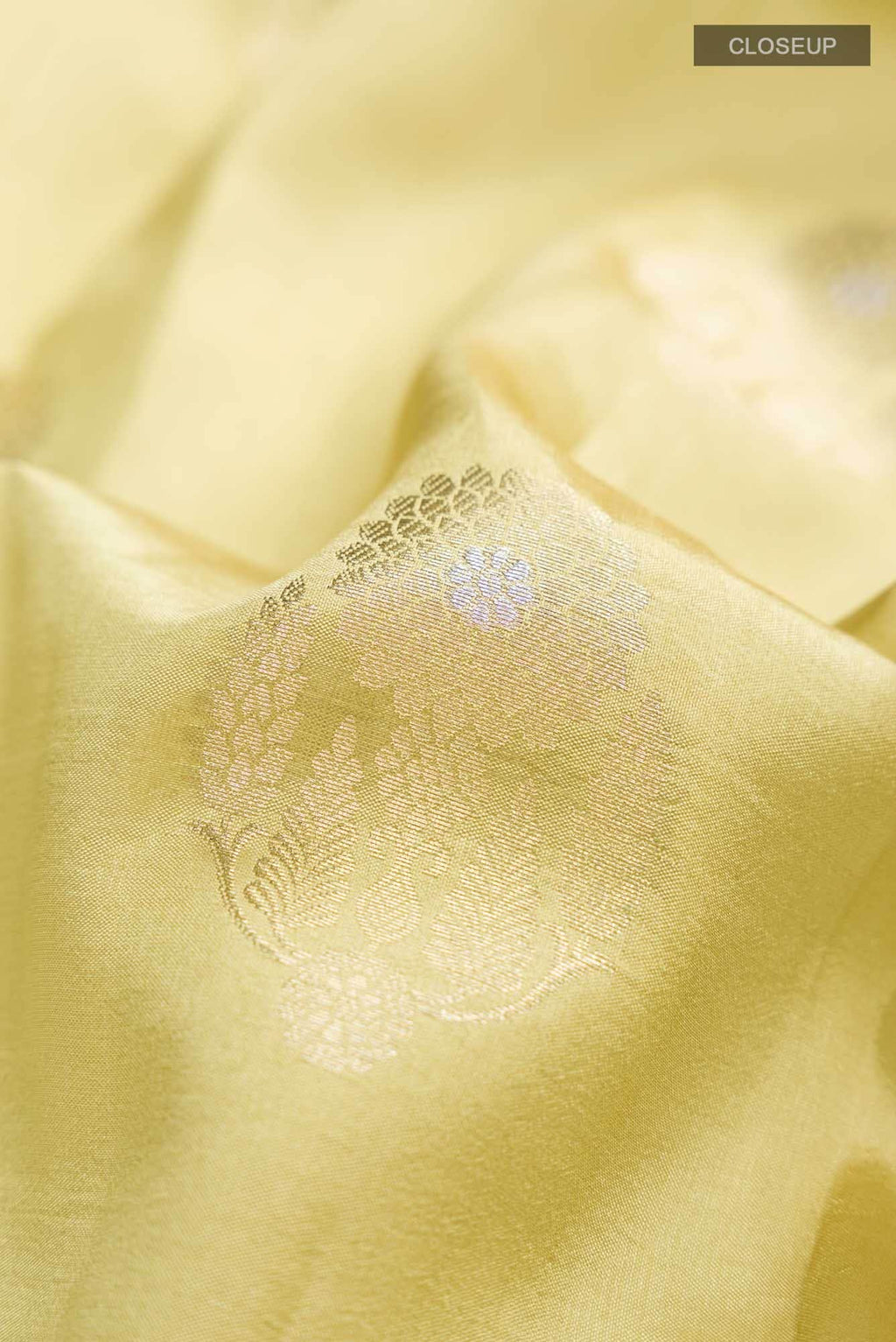 Green Banarasi Raw Silk Saree