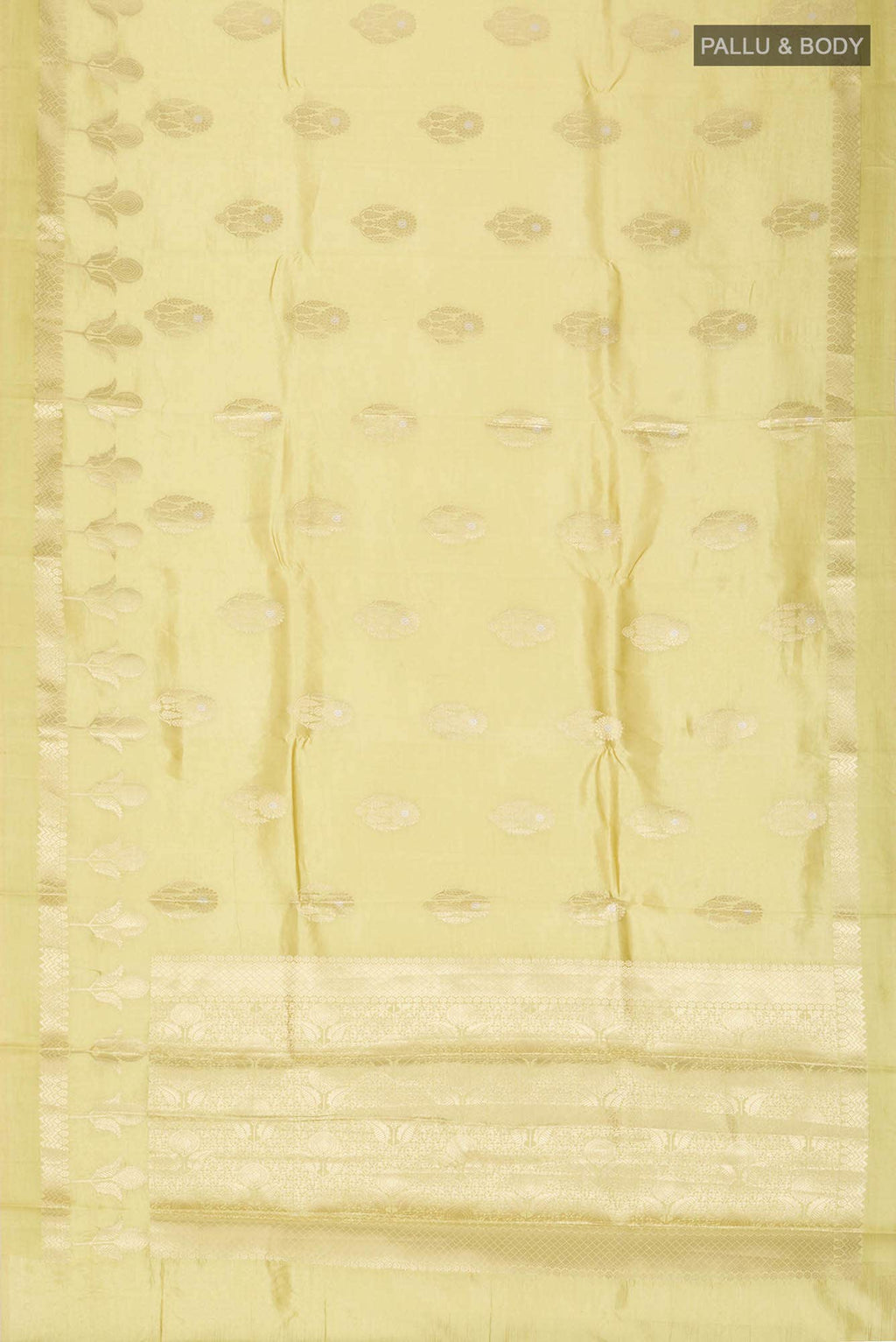 Green Banarasi Raw Silk Saree