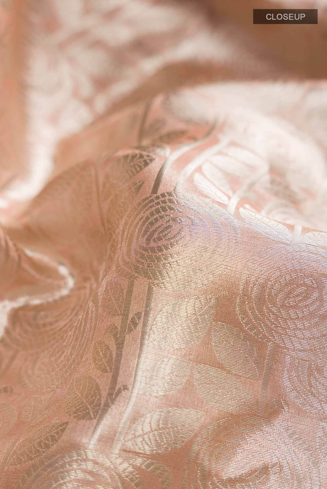Multi Banarasi Tissue Silk Saree