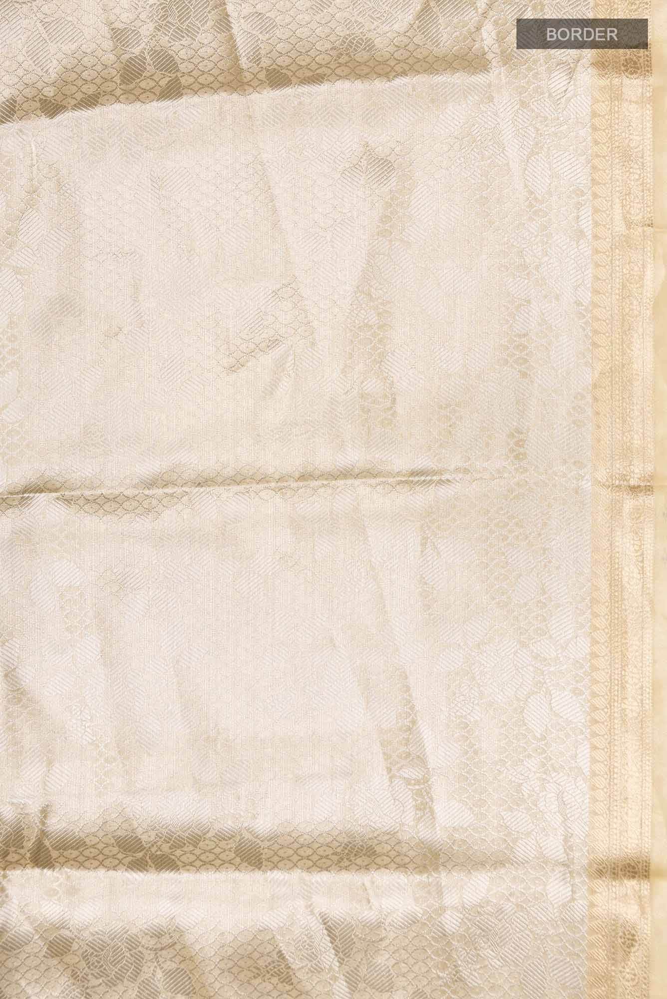 Gold Banarasi Tissue Silk Saree