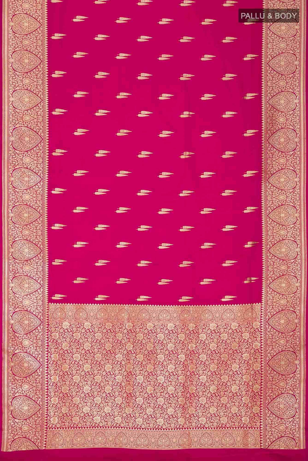 Pink Banarasi Silk Saree