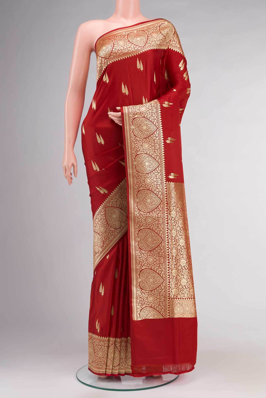 Red Banarasi Silk Saree