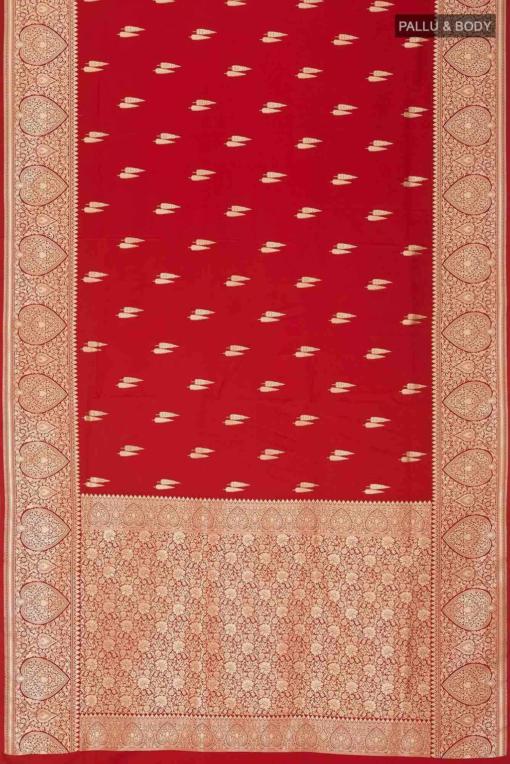 Red Banarasi Silk Saree