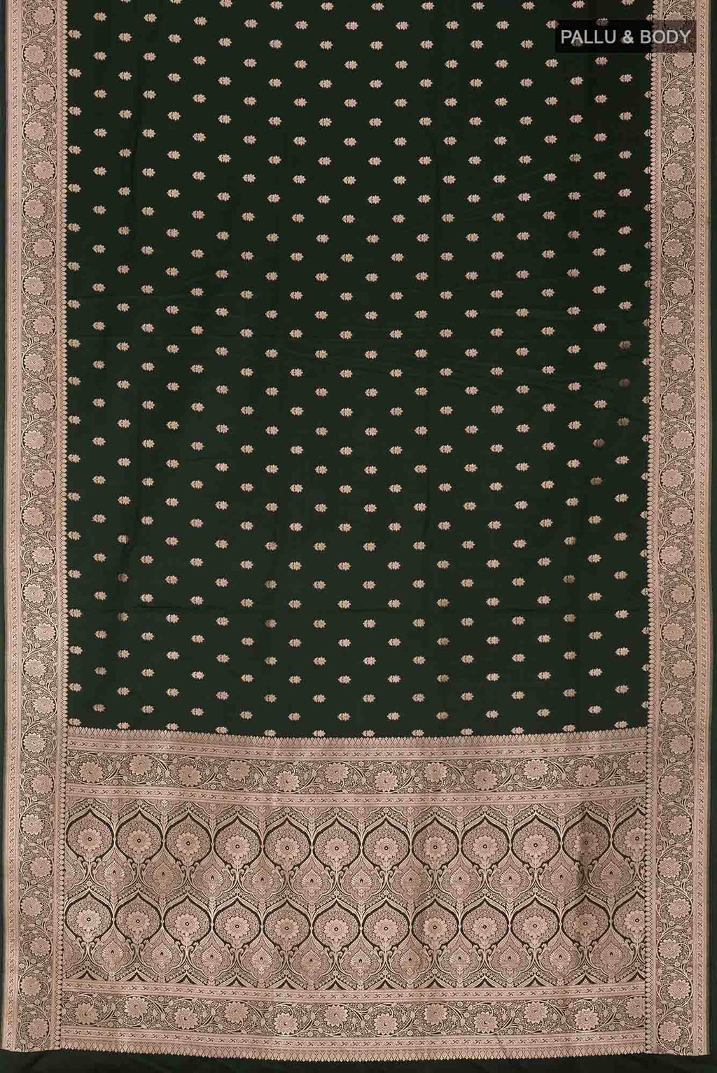 Green Banarasi Silk Saree