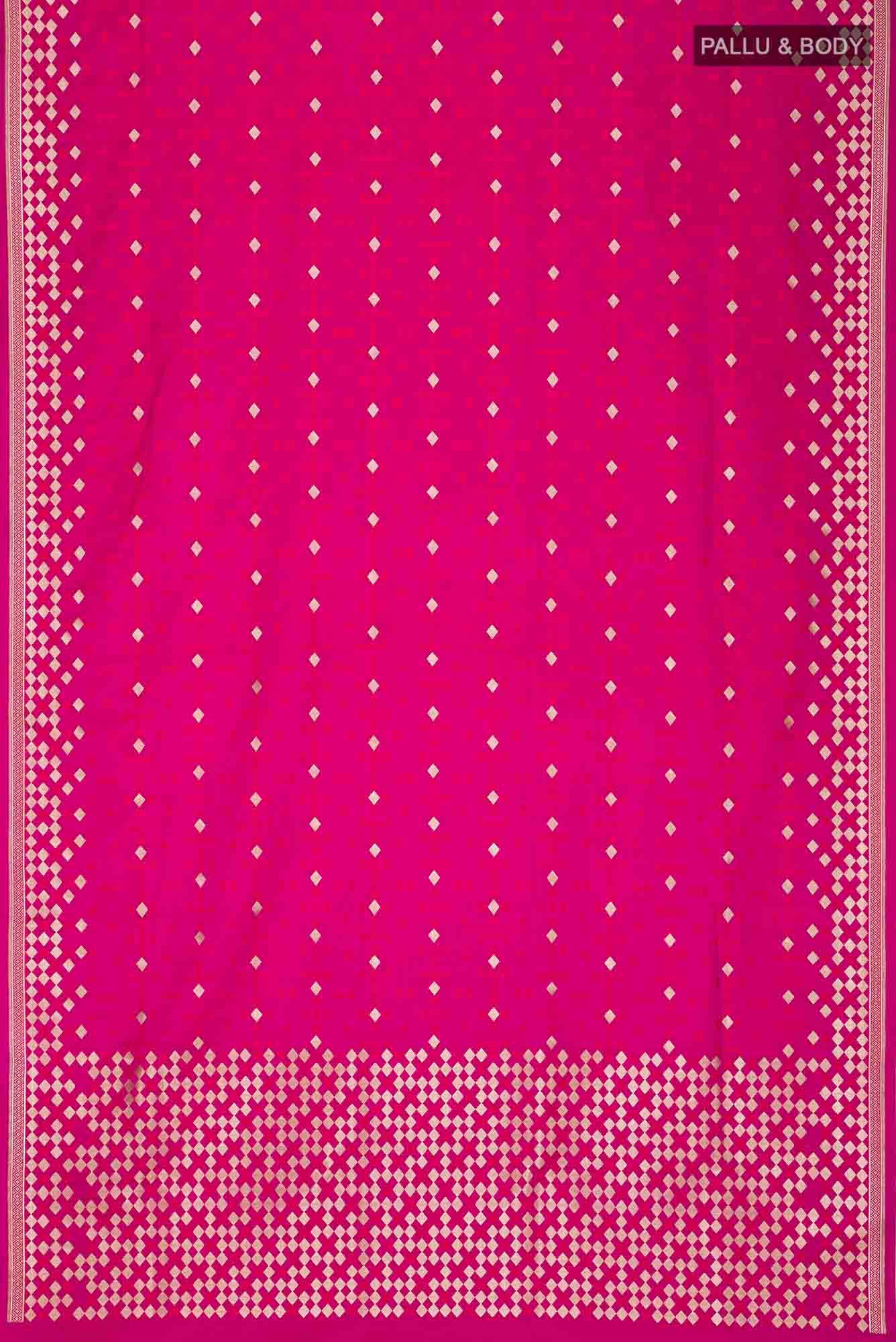 Pink Banarasi Silk Saree