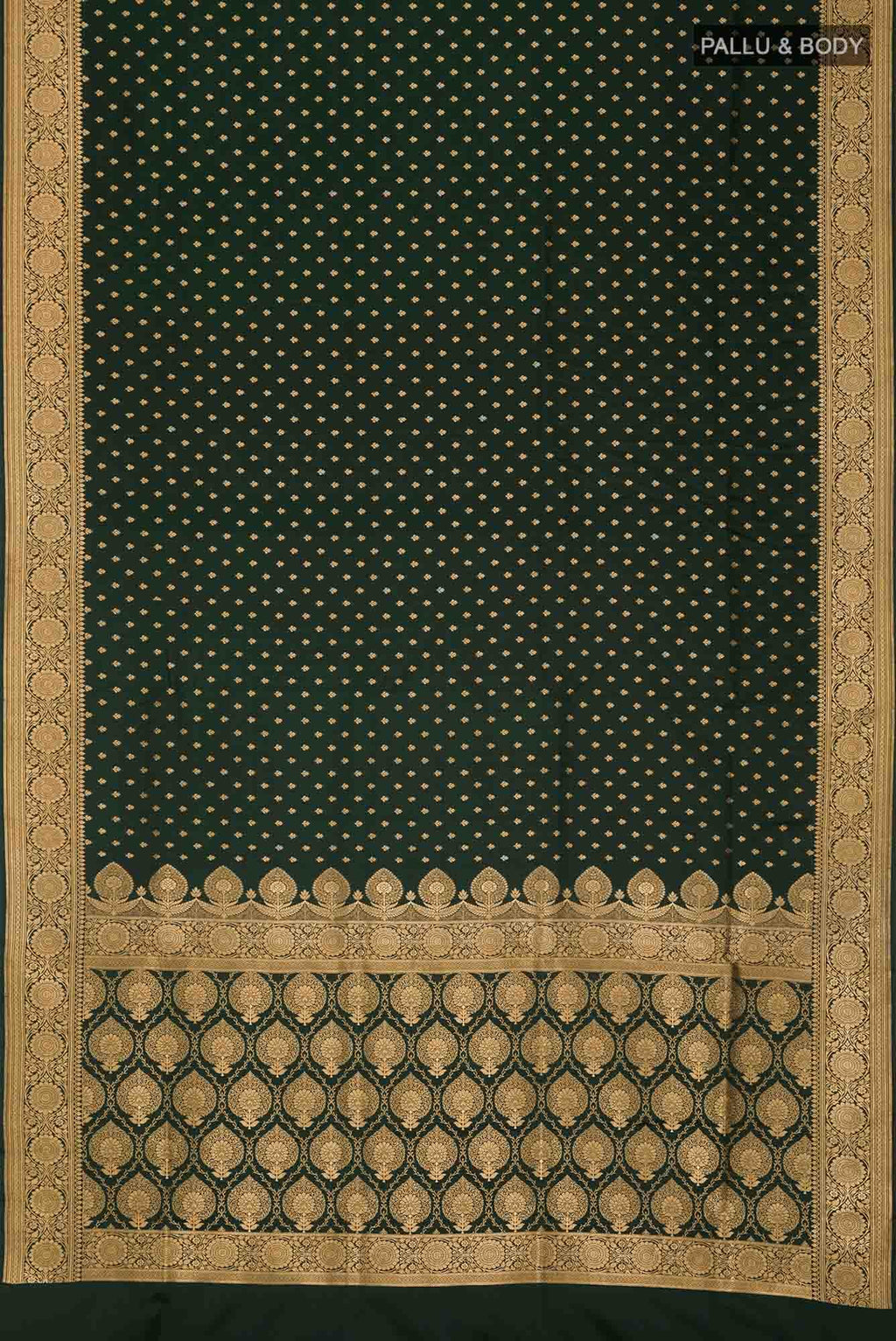 Green Banarasi Silk Saree