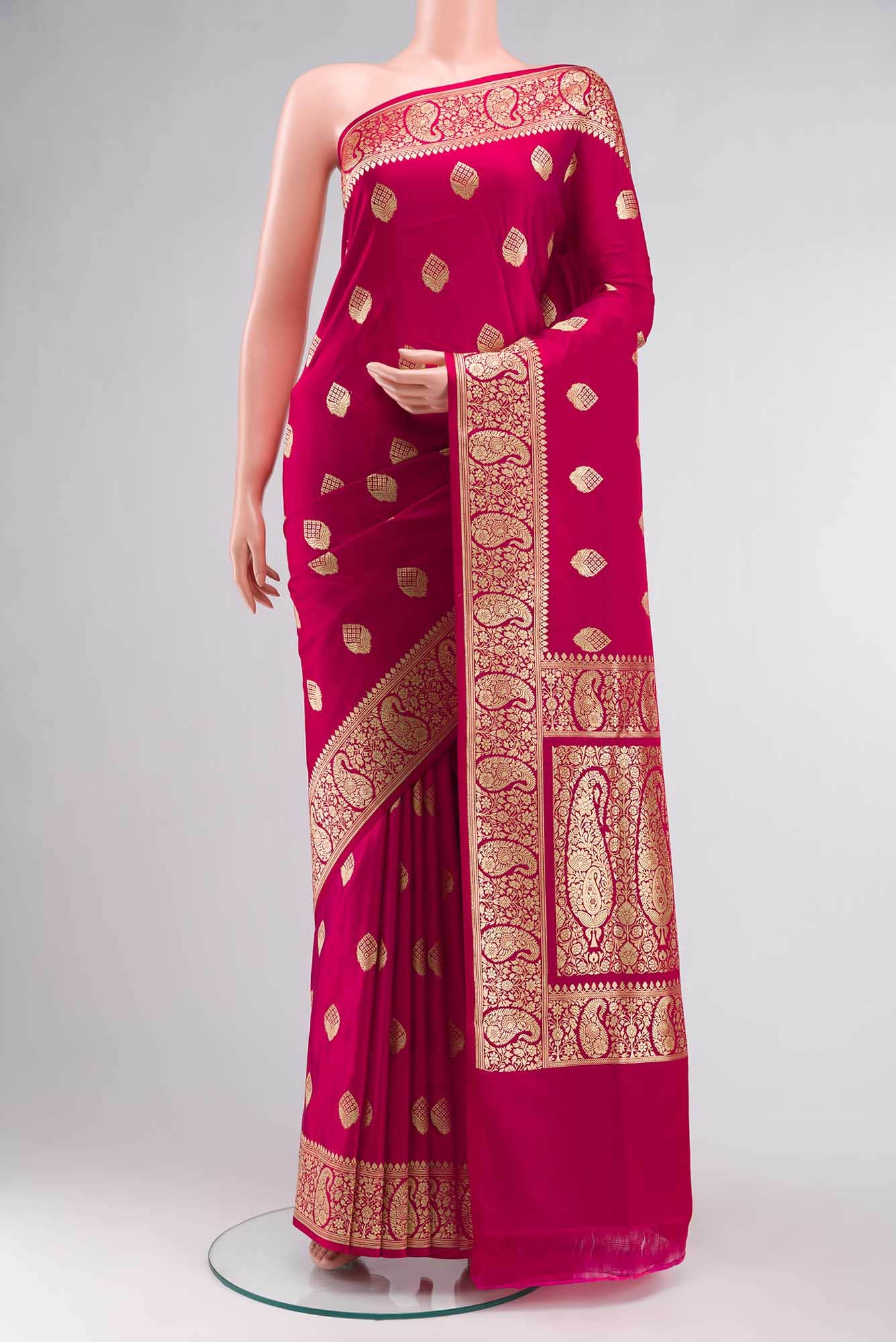 Red Banarasi Silk Saree