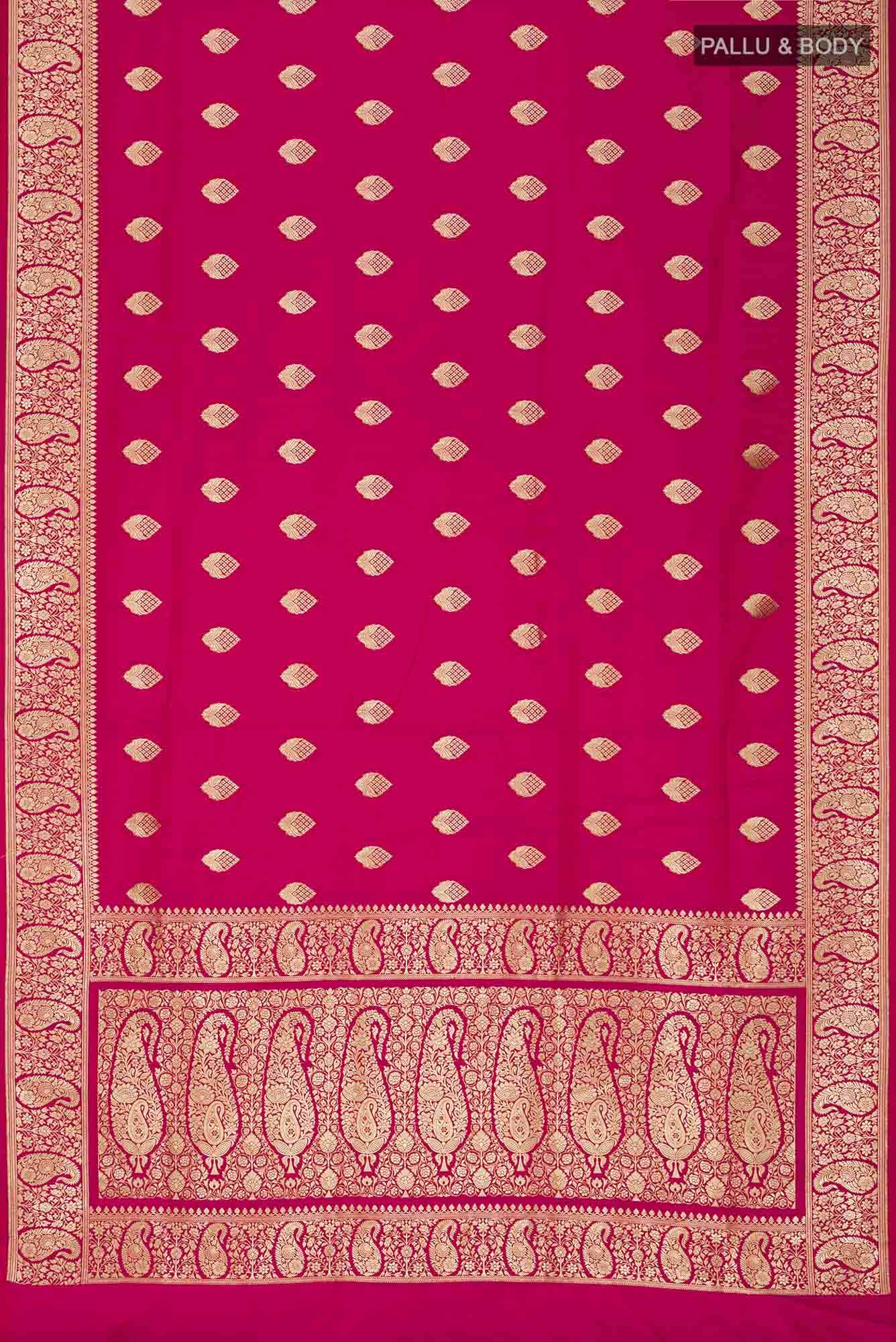 Red Banarasi Silk Saree