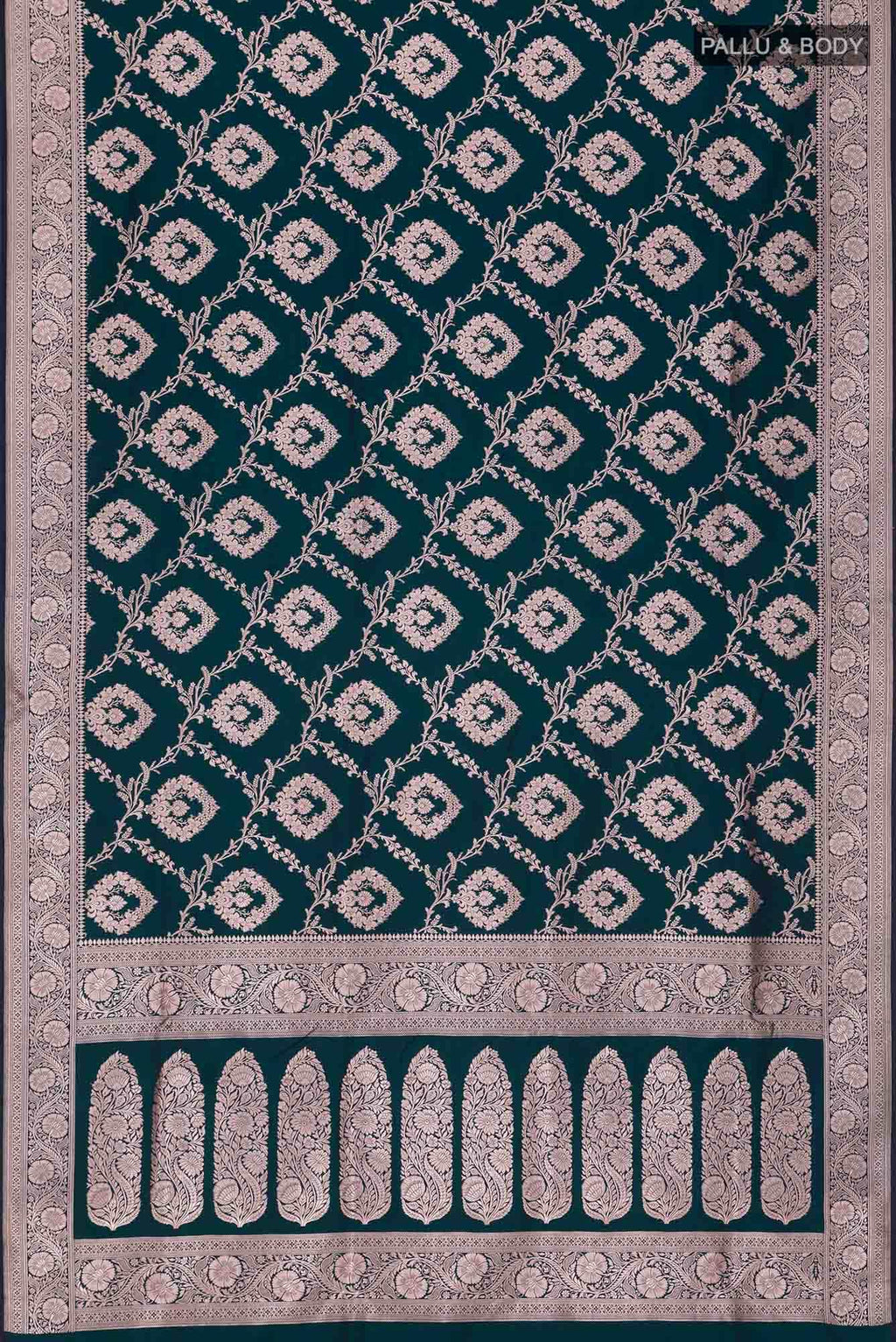 Blue Banarasi Silk Saree