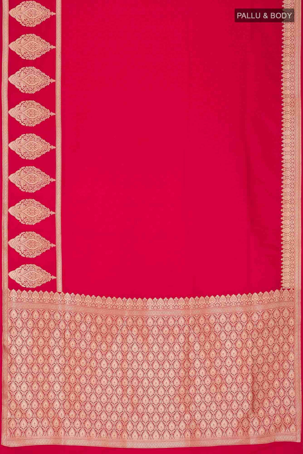 Red Banarasi Silk Saree