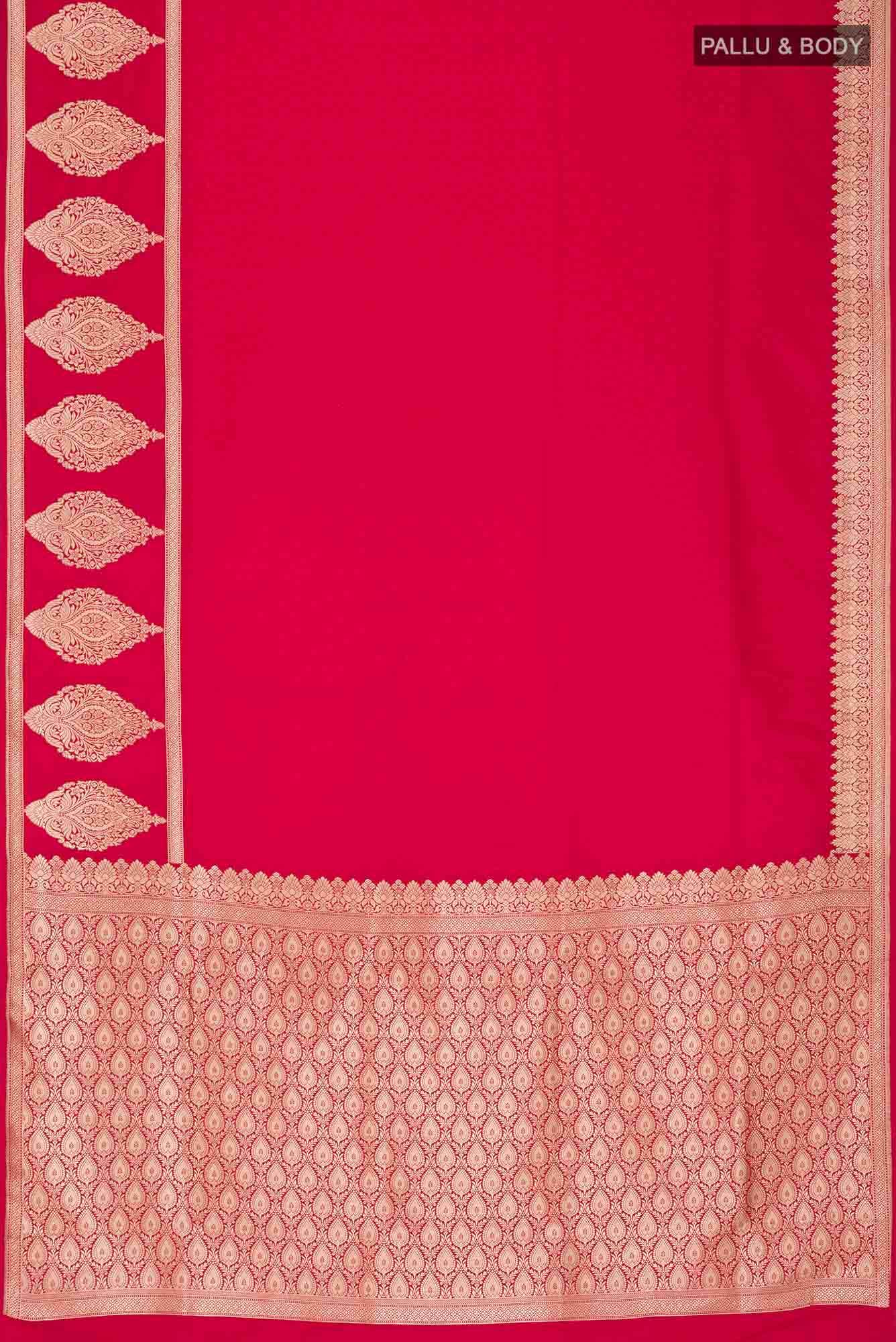 Red Banarasi Silk Saree