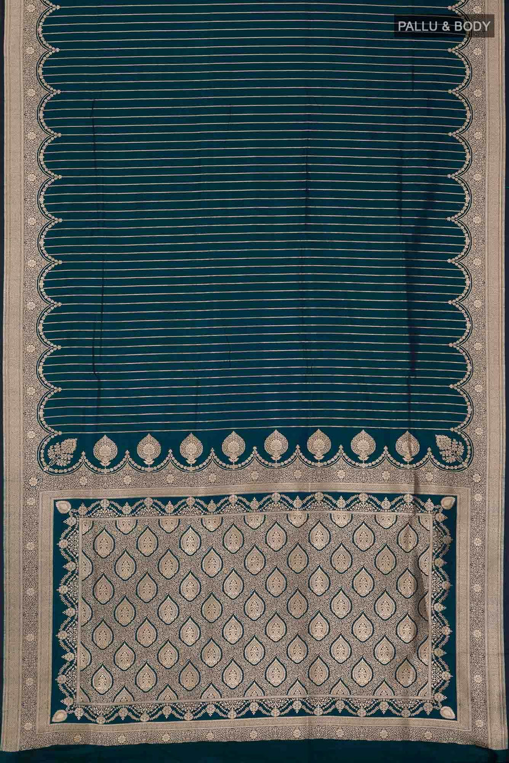 Blue Banarasi Silk Saree