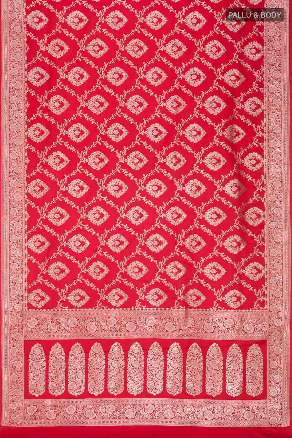 Red Banarasi Silk Saree