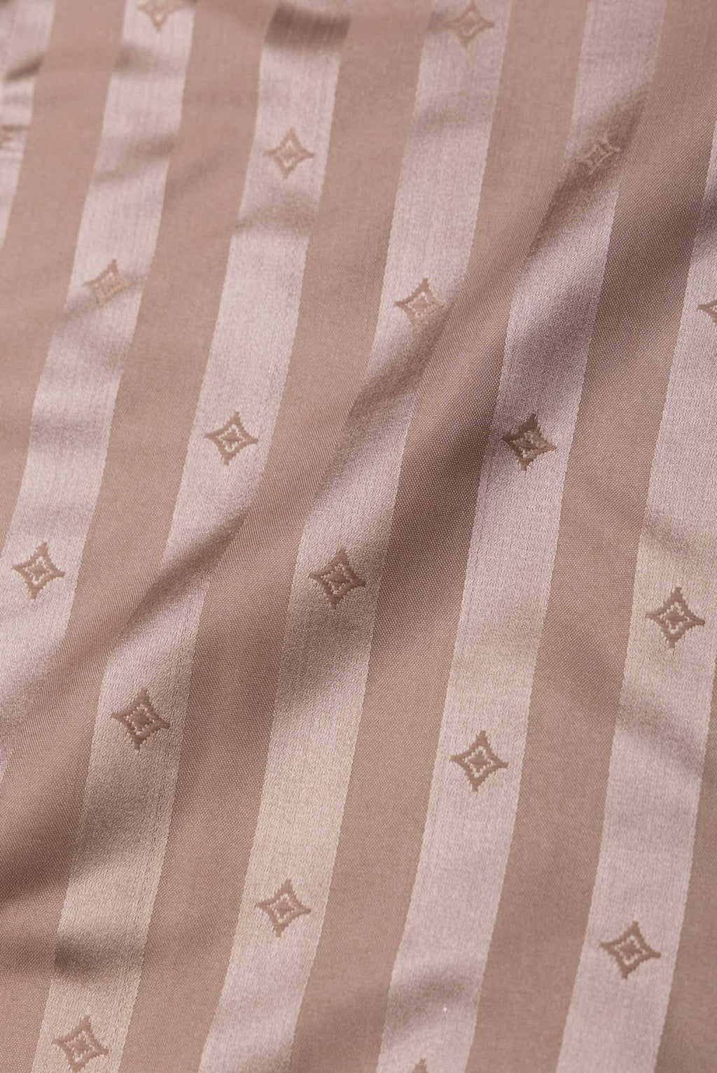 Brown Dual Tone Blended Banarasi Silk Saree