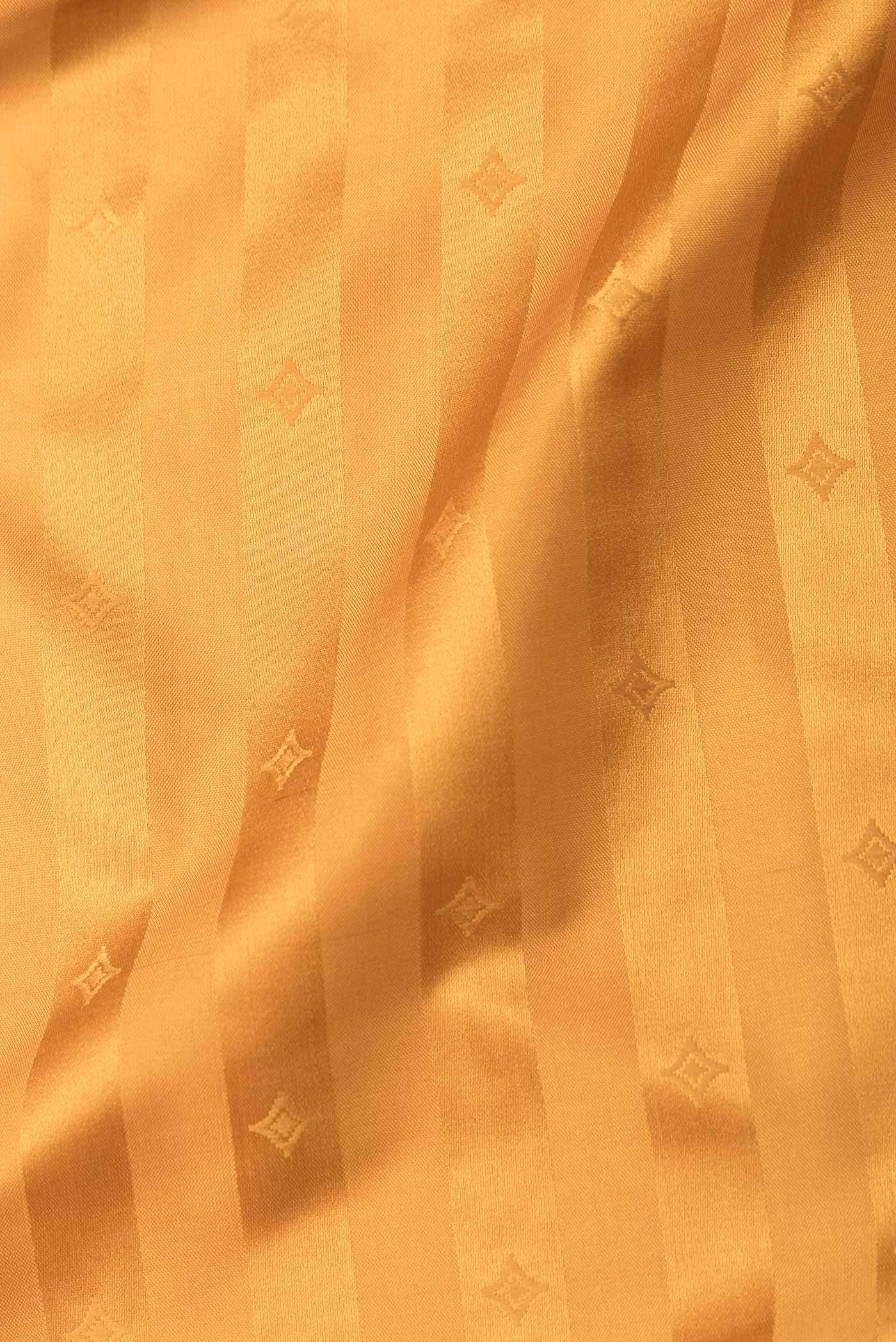 Mustard Dual Tone Blended Banarasi Silk Saree