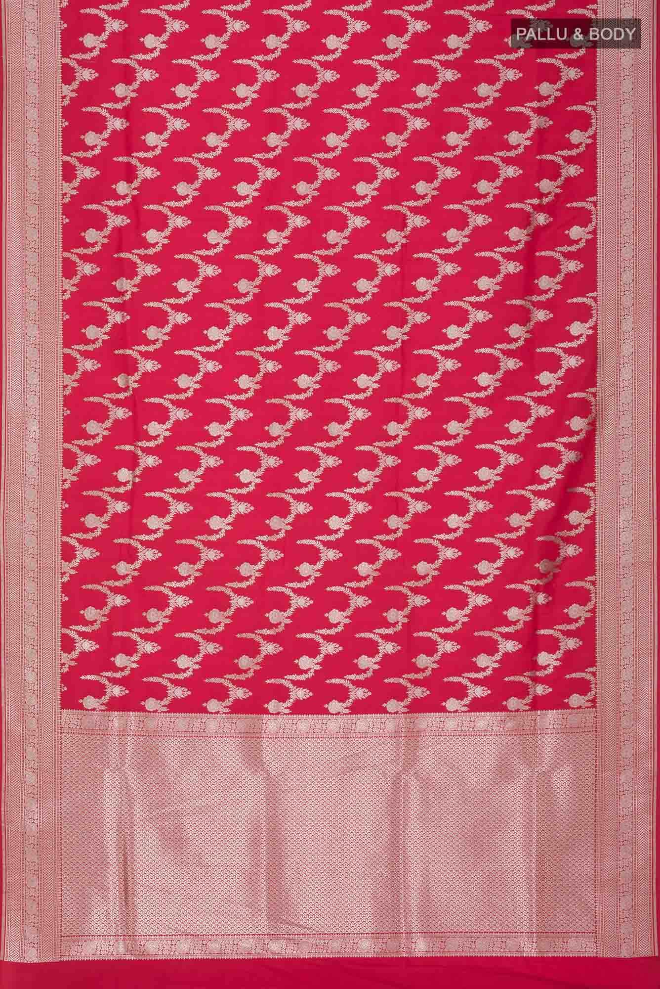 Red Banarasi Silk Saree