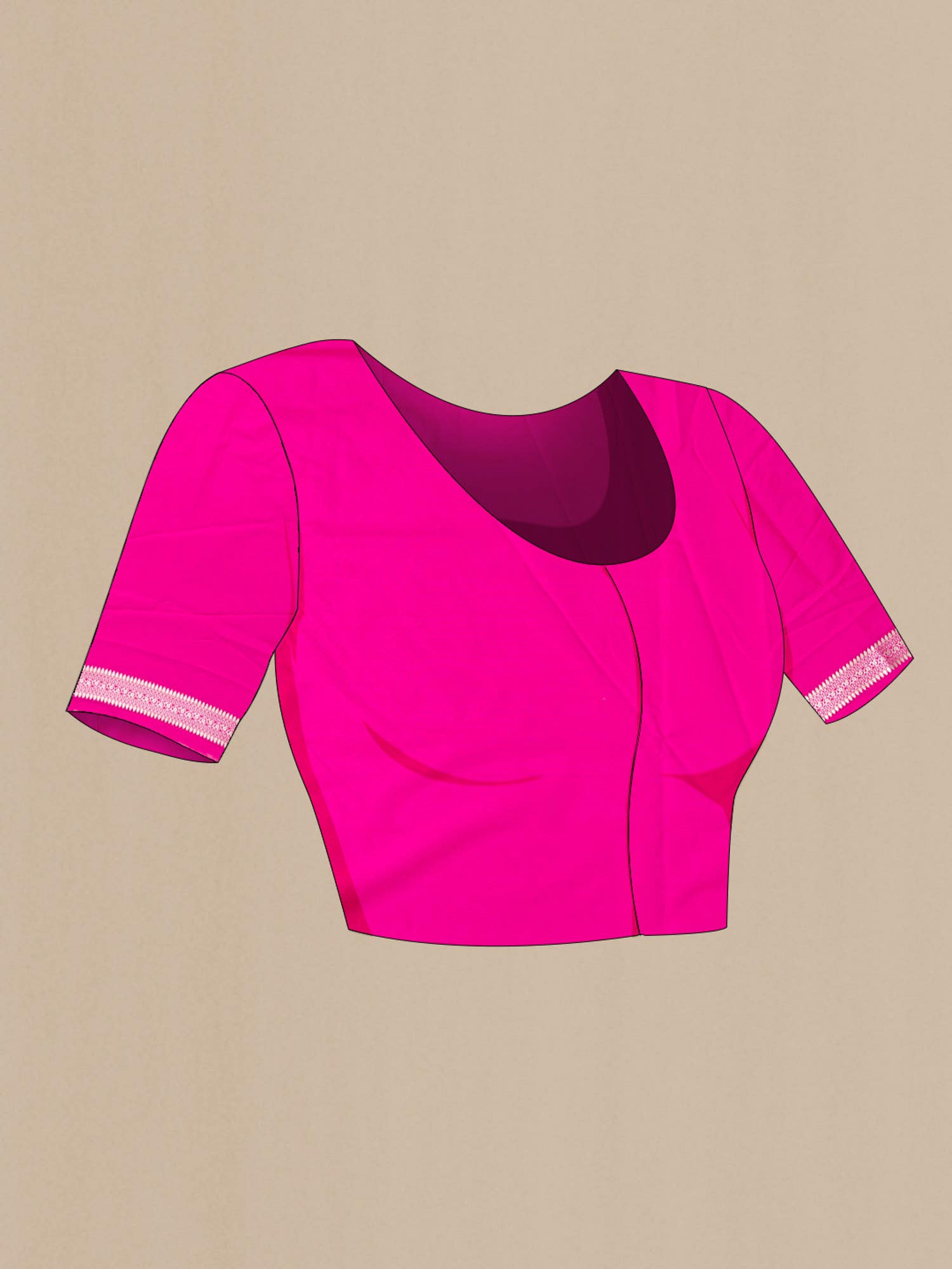 Pink Banarasi Silk Saree