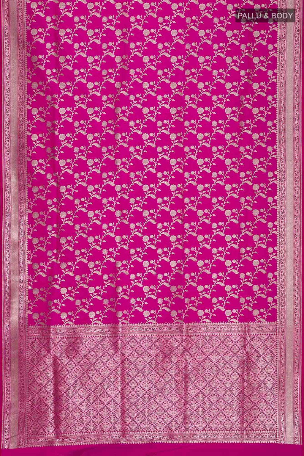 Pink Banarasi Silk Saree