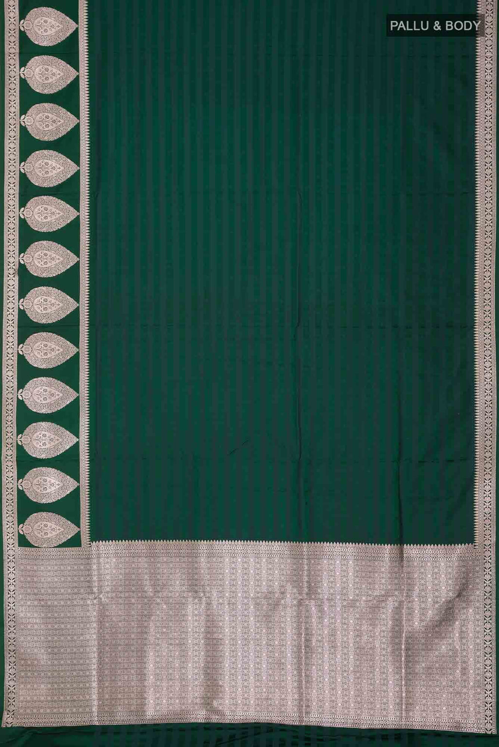 Green Blended Banarasi Silk Saree
