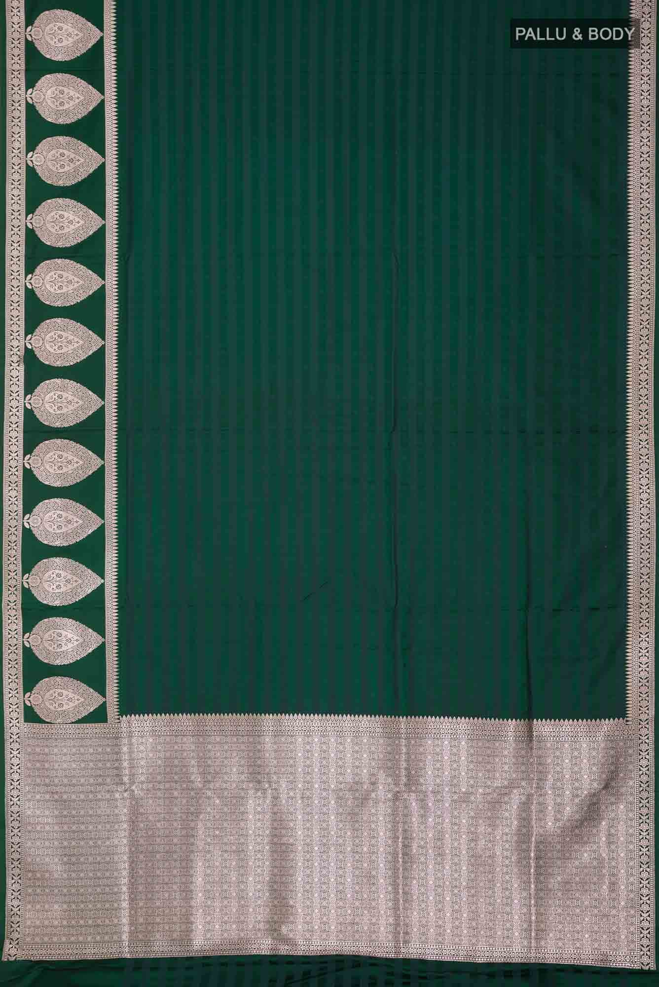 Green Blended Banarasi Silk Saree