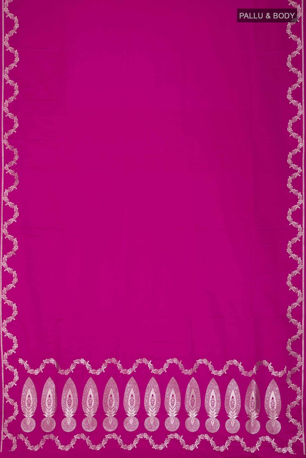 Pink Blended Banarasi Silk Saree