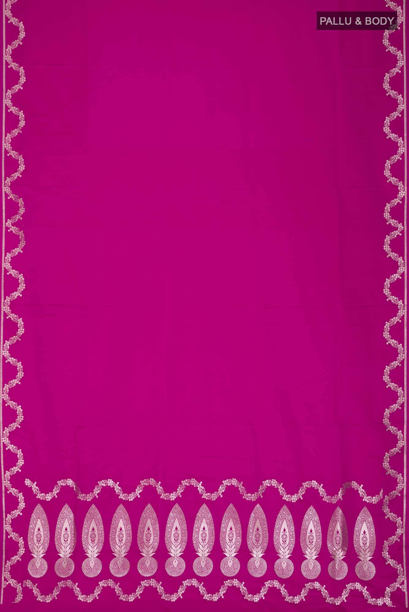 Pink Blended Banarasi Silk Saree