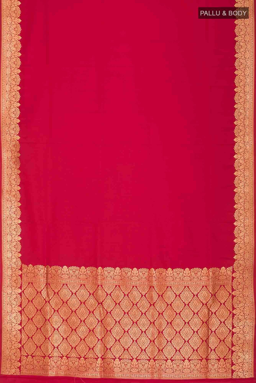 Red Blended Banarasi Silk Saree