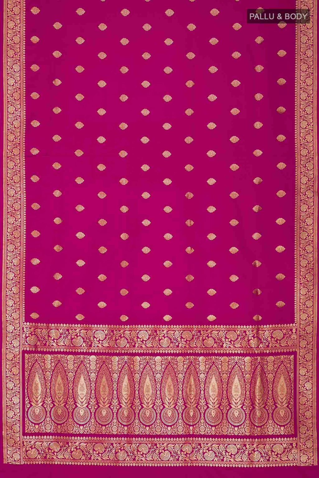 Pink Blended Banarasi Silk Saree