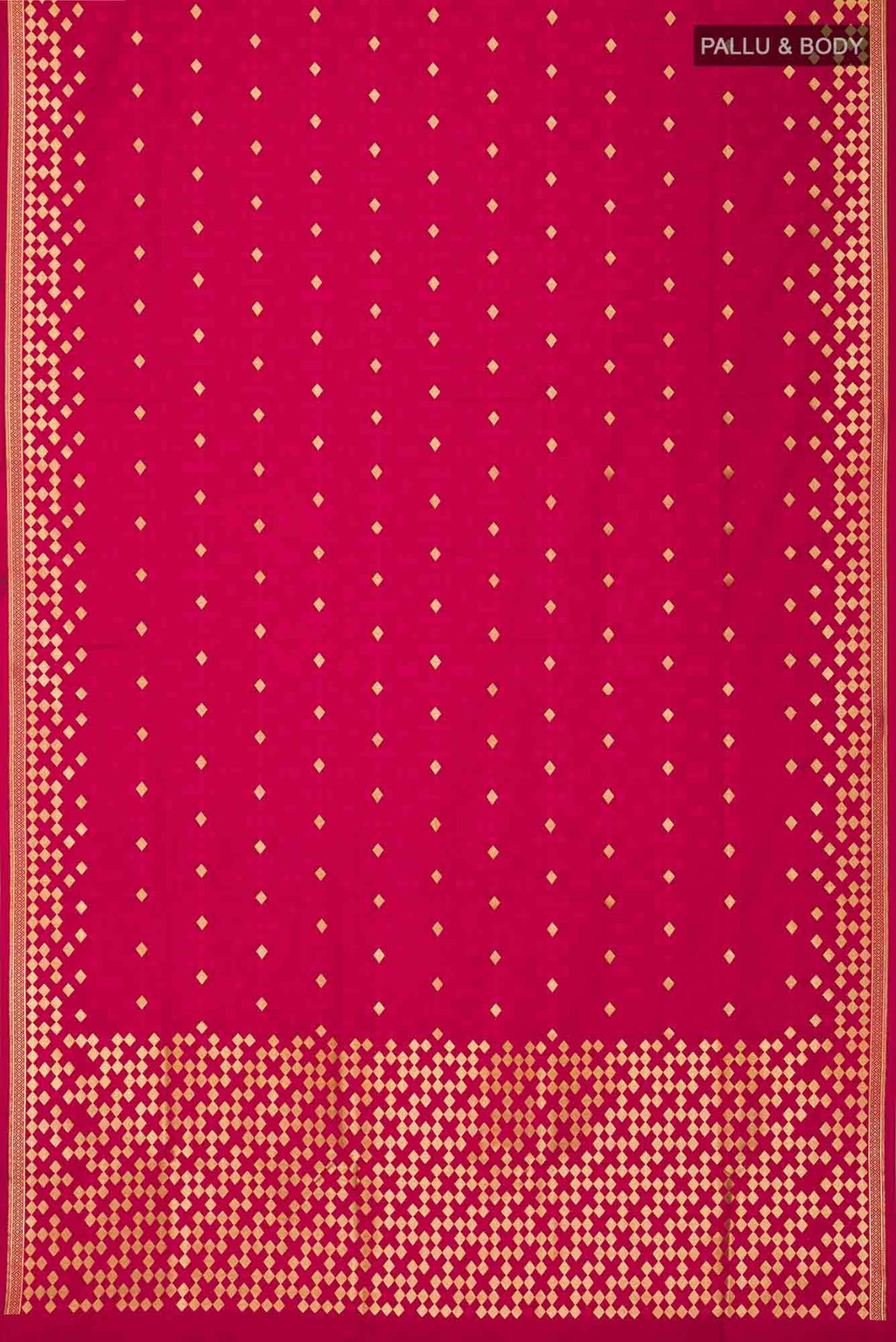 Red Blended Banarasi Silk Saree