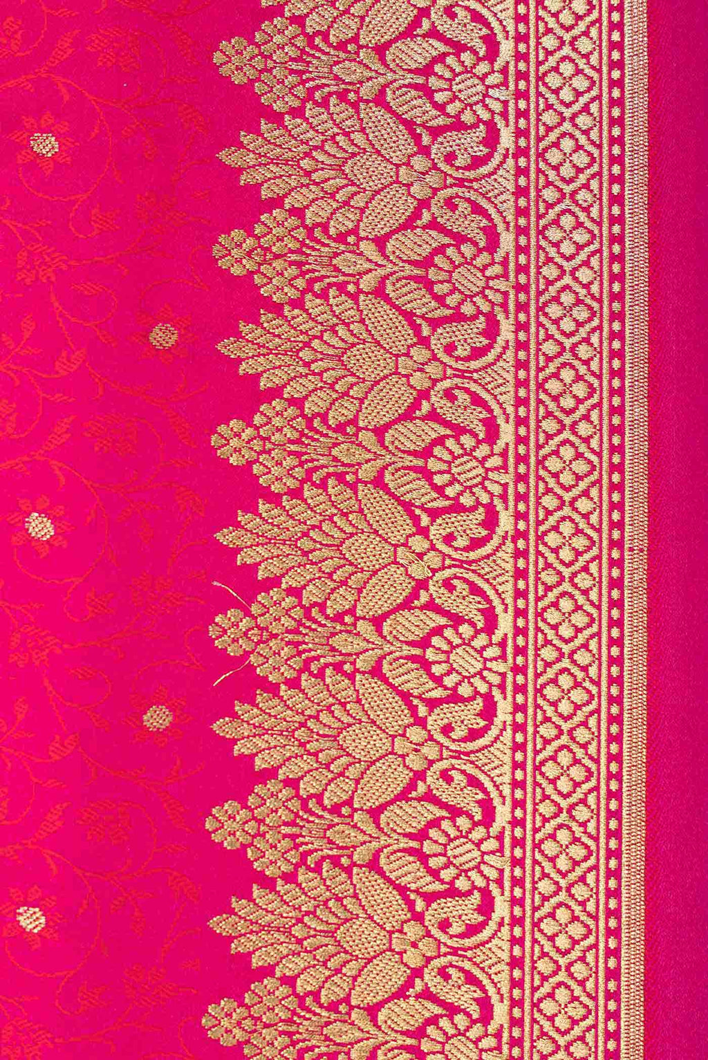 Pink Dual Tone Blended Banarasi Silk Saree