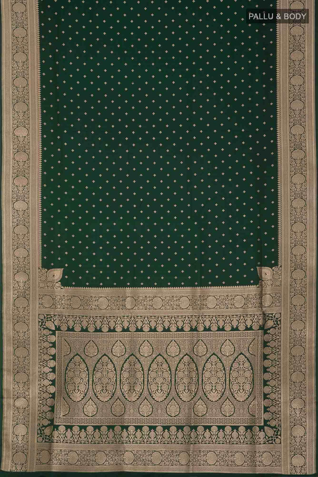 Green Blended Banarasi Silk Saree