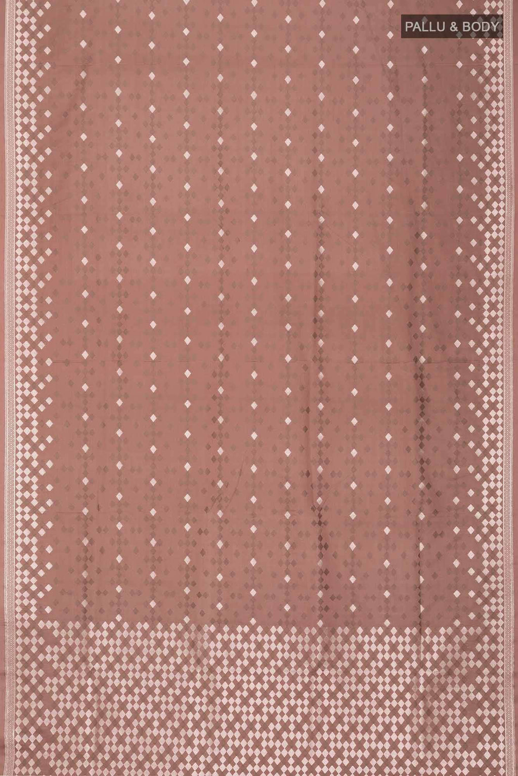 Brown Blended Banarasi Silk Saree