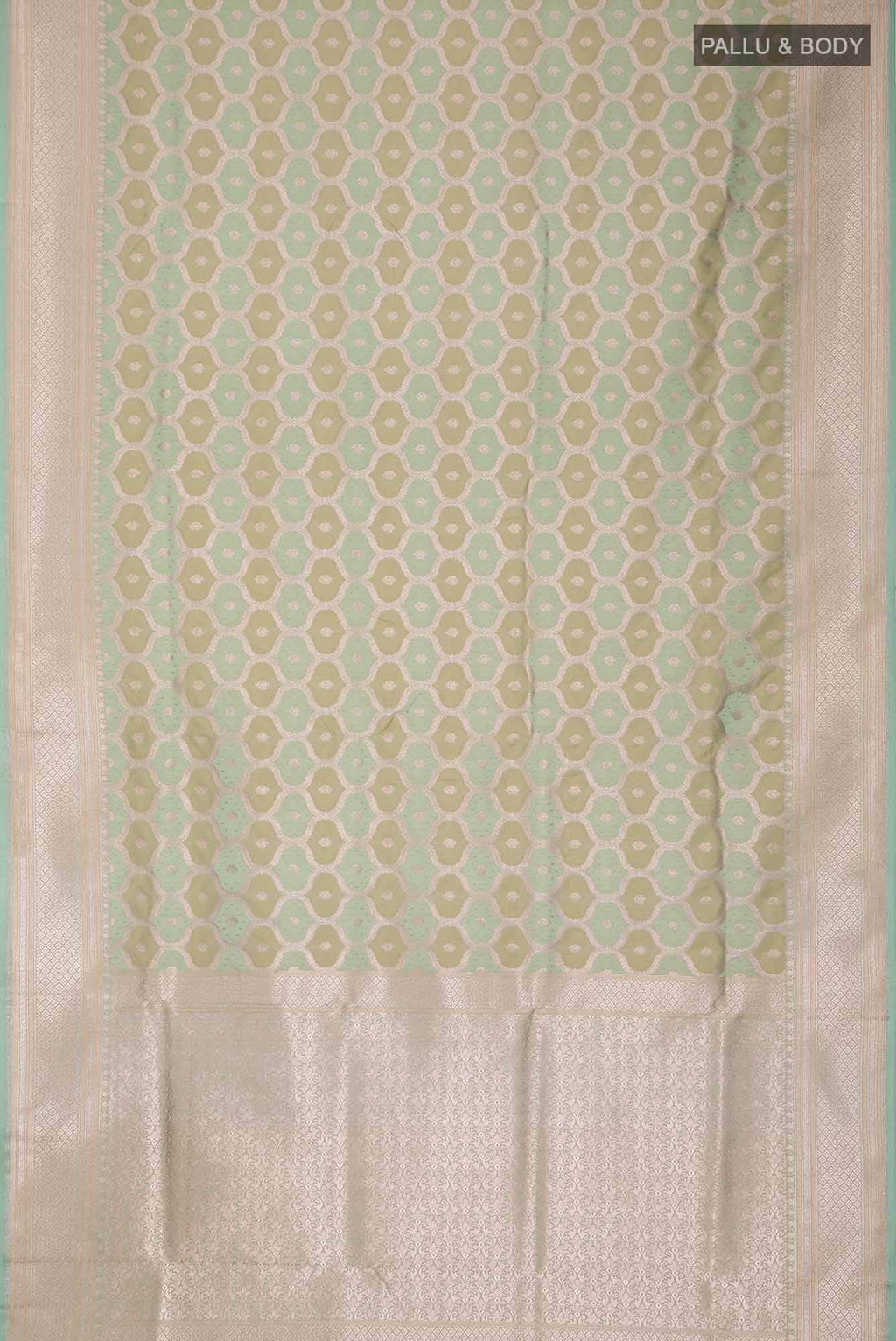 Green Blended Banarasi Silk Saree