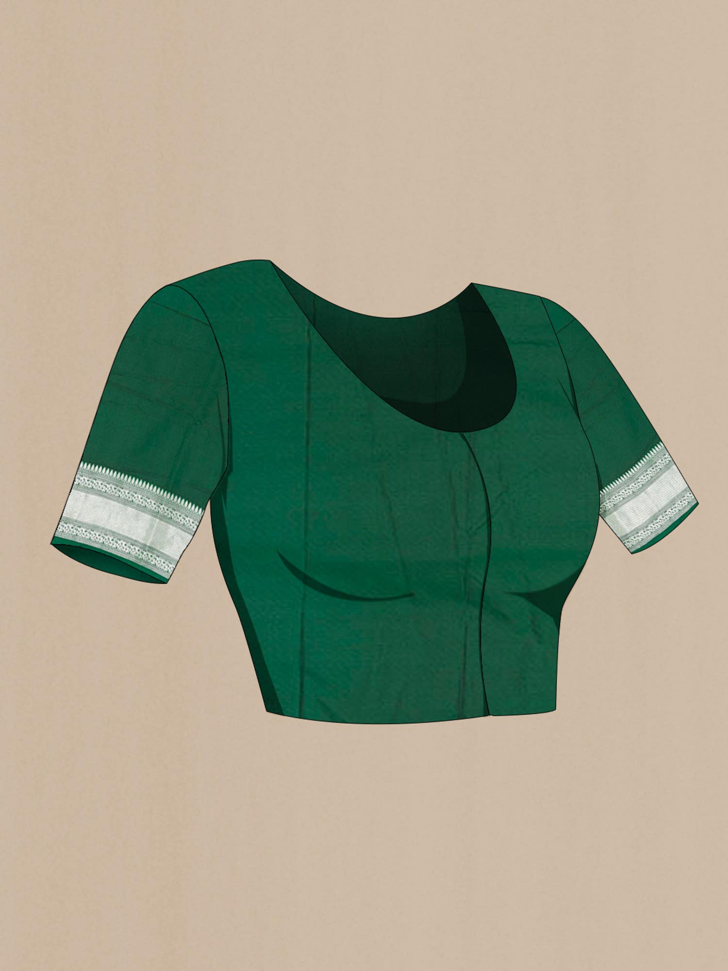 Green Blended Banarasi Silk Saree