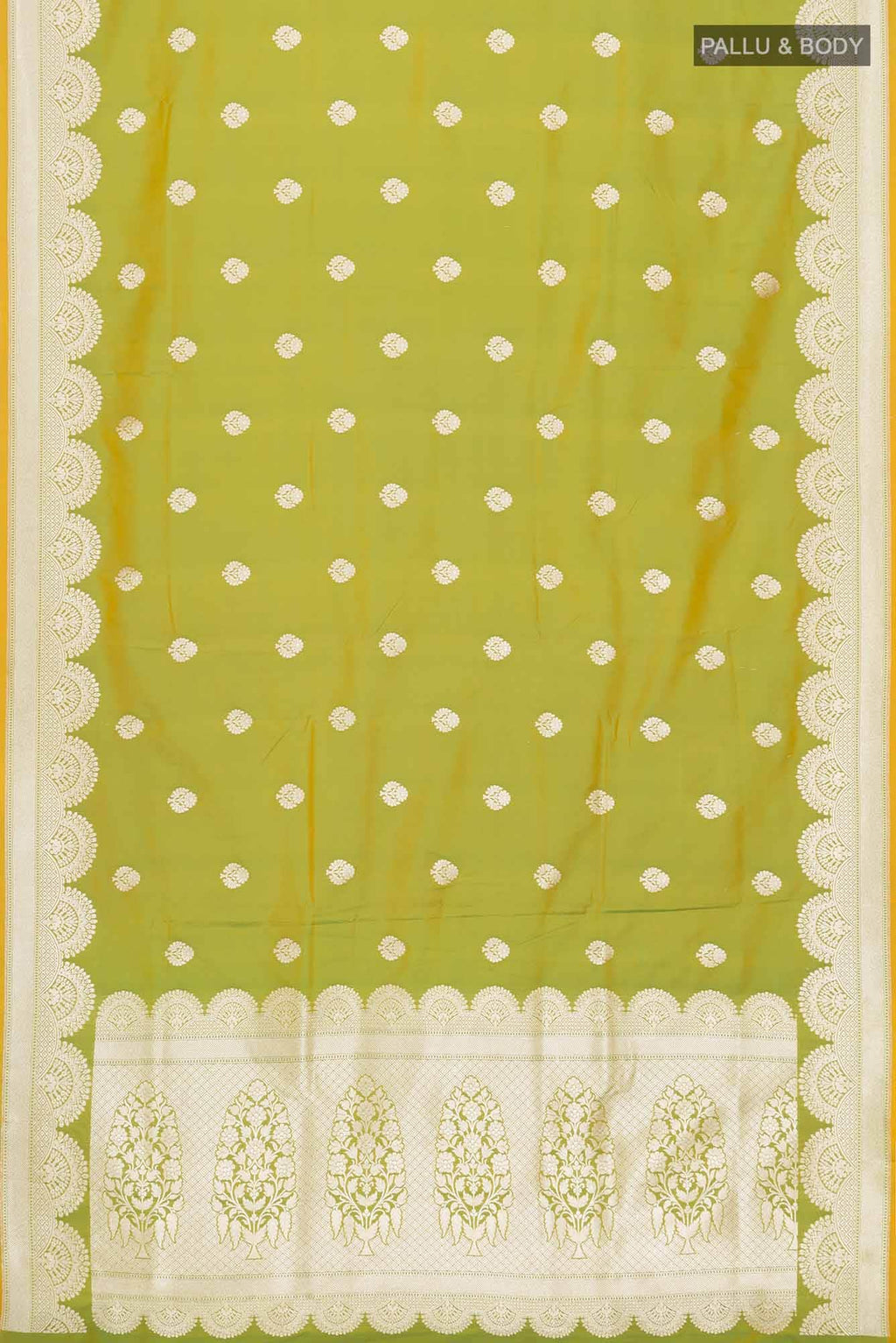 Green Blended Banarasi Silk Saree