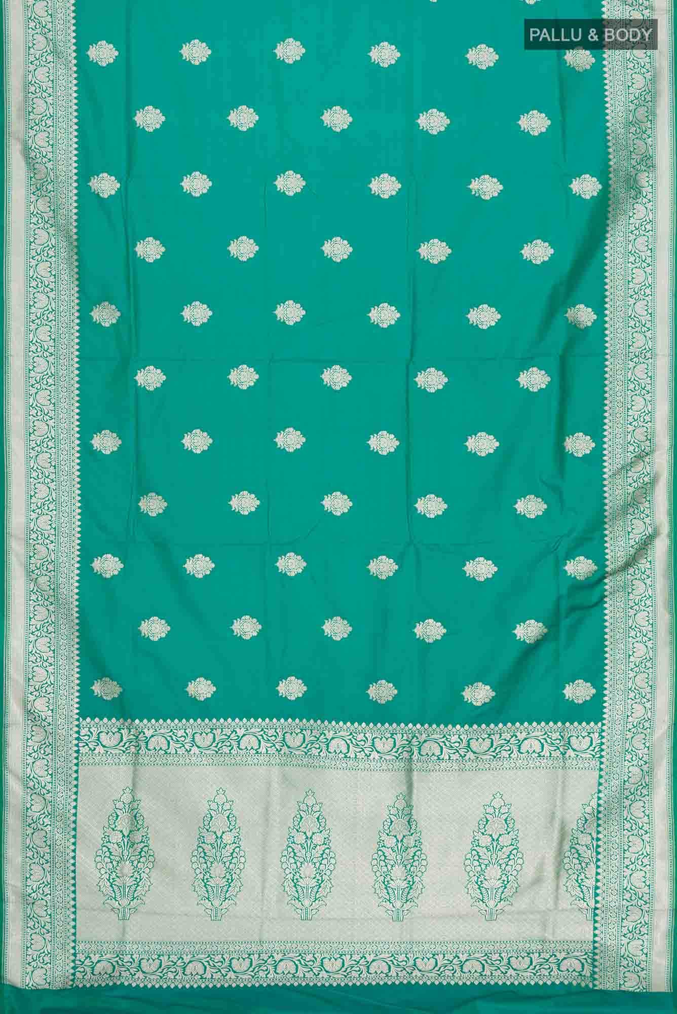 Green Blended Banarasi Silk Saree