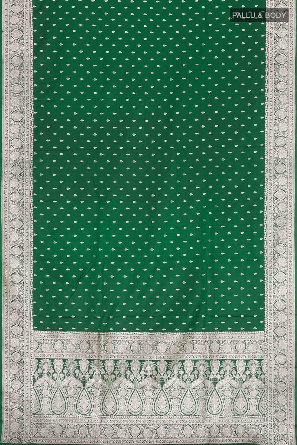 Green Blended Banarasi Silk Saree