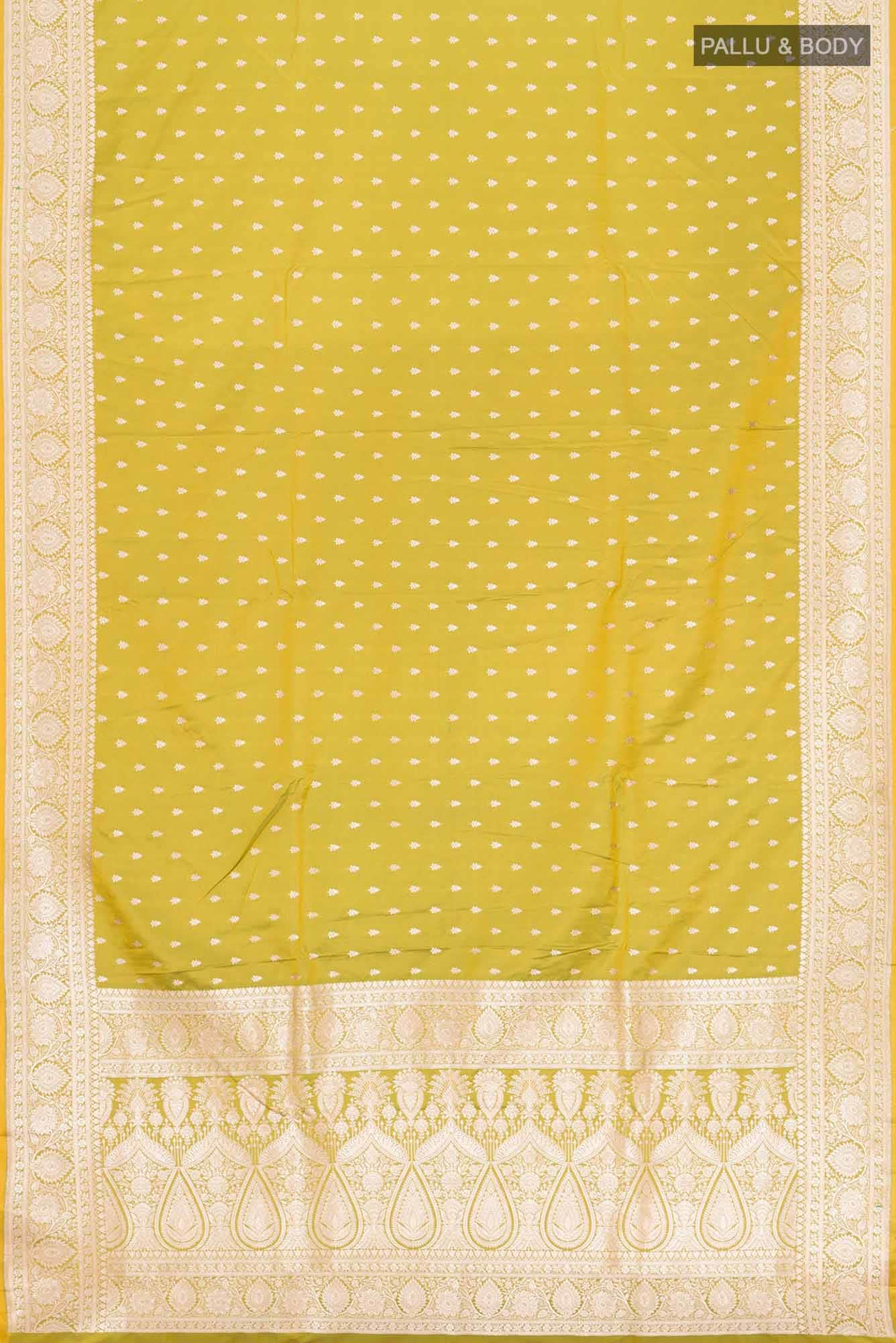 Green Blended Banarasi Silk Saree