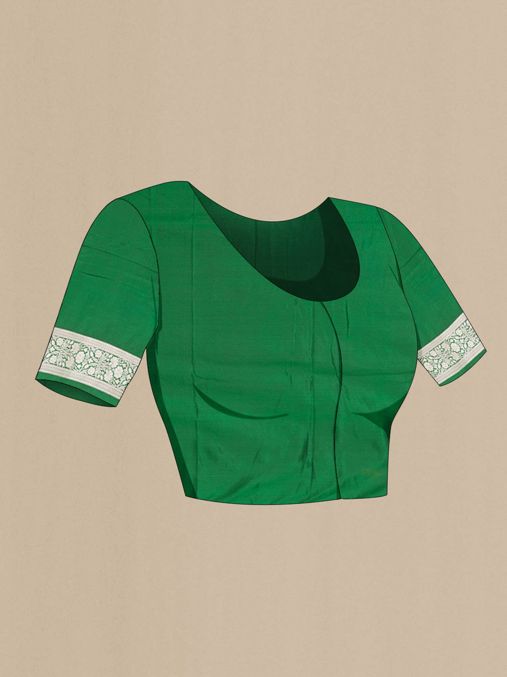 Green Blended Banarasi Silk Saree